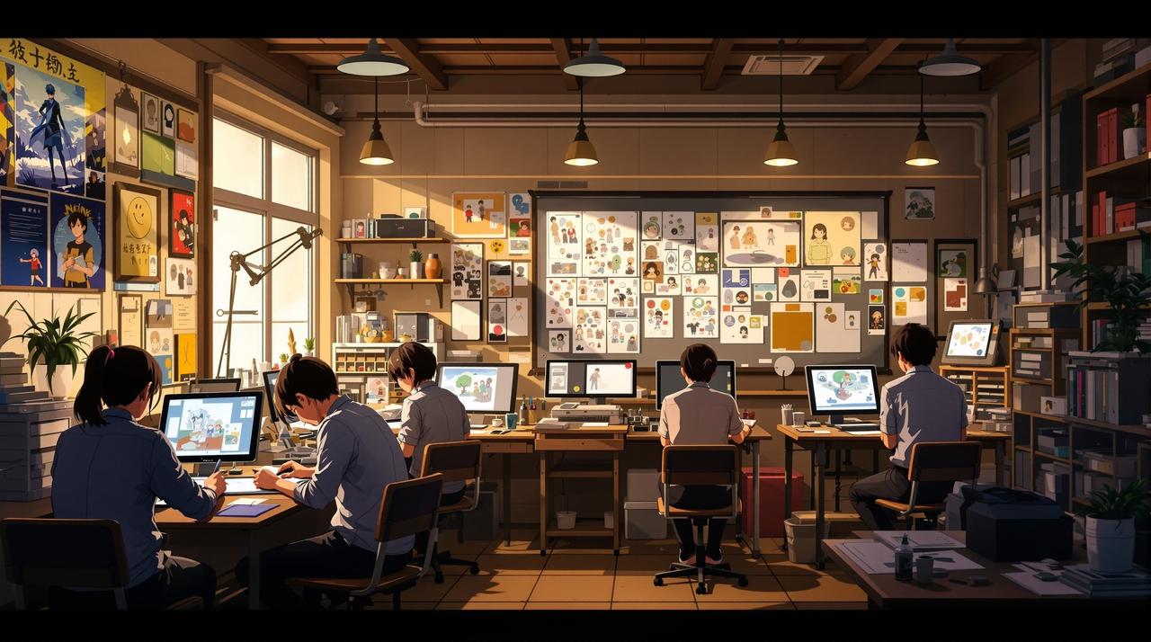 吃瓜短剧夸克 创作团队 吃瓜短剧夸克 团队工作场景